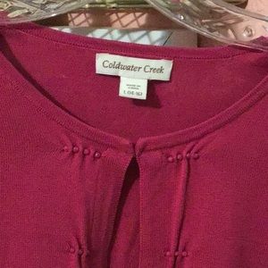 Fuchsia pink sweater